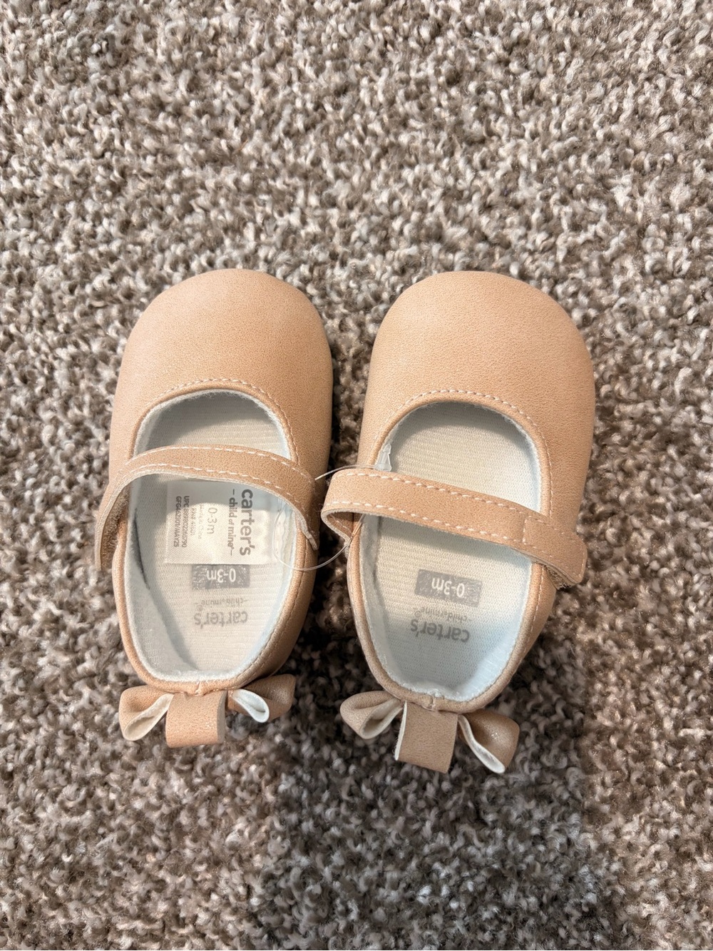 Carter's Baby Girls' Tan Mary Jane Shoes